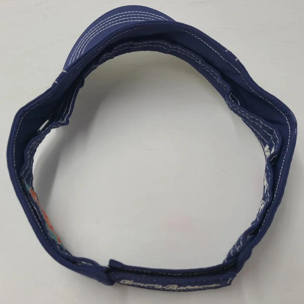 Tommy Bahama Visor Hat Adjustable Blue Marlin Logo Relax Fishing Outdoors Men